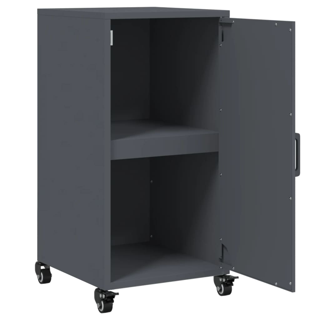 Skåp antracit 36x39x72 cm stål