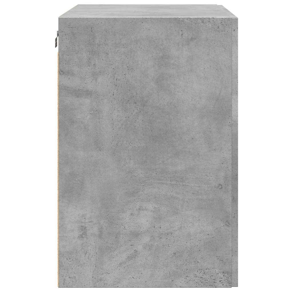 Väggskåp Betonggrå 80x42,5x64 cm