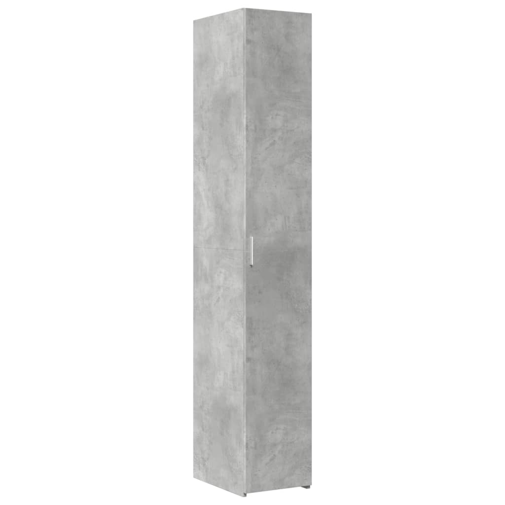 Skåp Betonggrå 30x42,5x225 cm