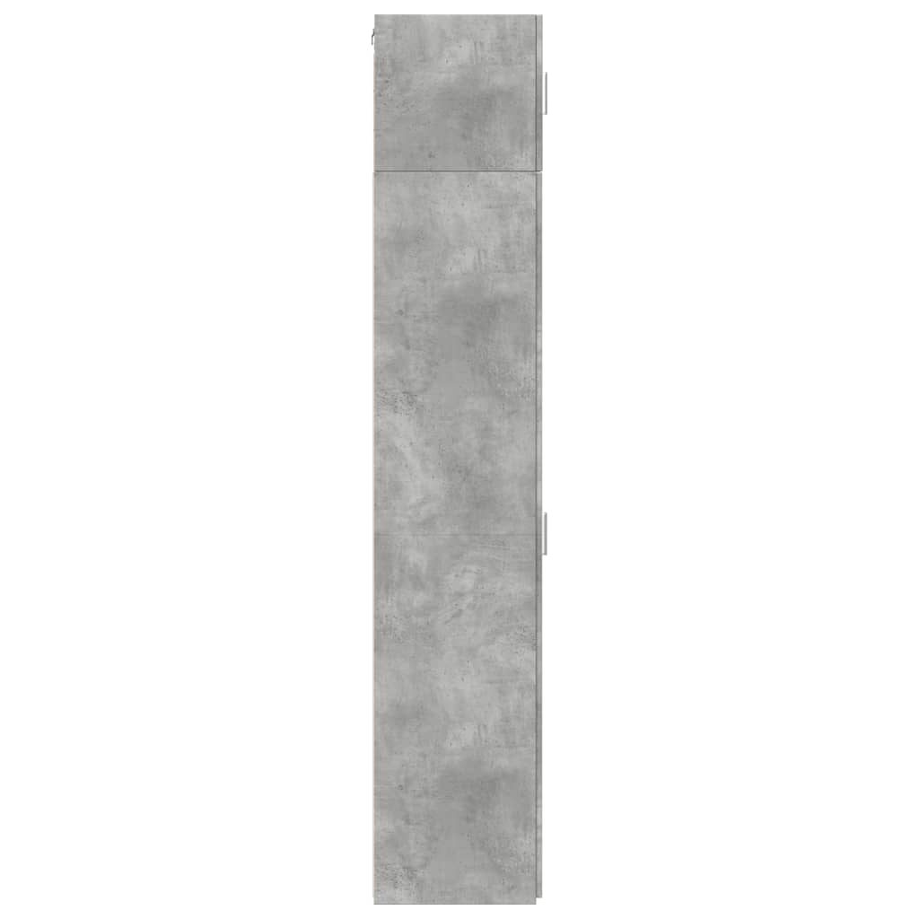 Skåp Betonggrå 30x42,5x225 cm