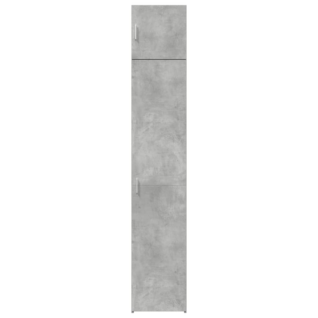 Skåp Betonggrå 40x42,5x225 cm