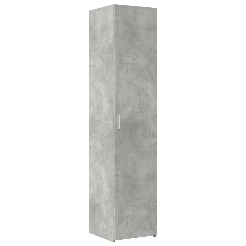 Skåp Betonggrå 40x42,5x225 cm