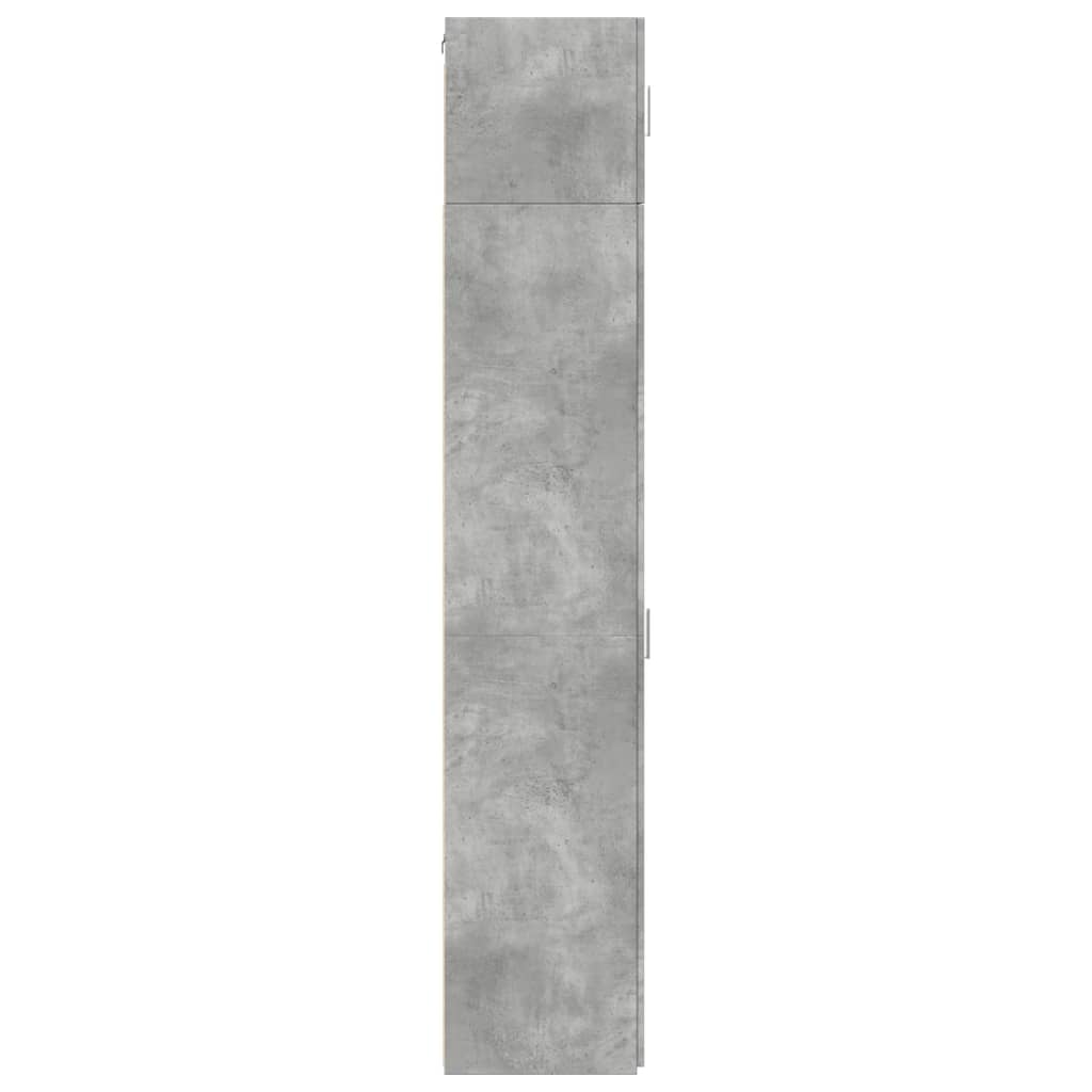 Skåp Betonggrå 40x42,5x225 cm