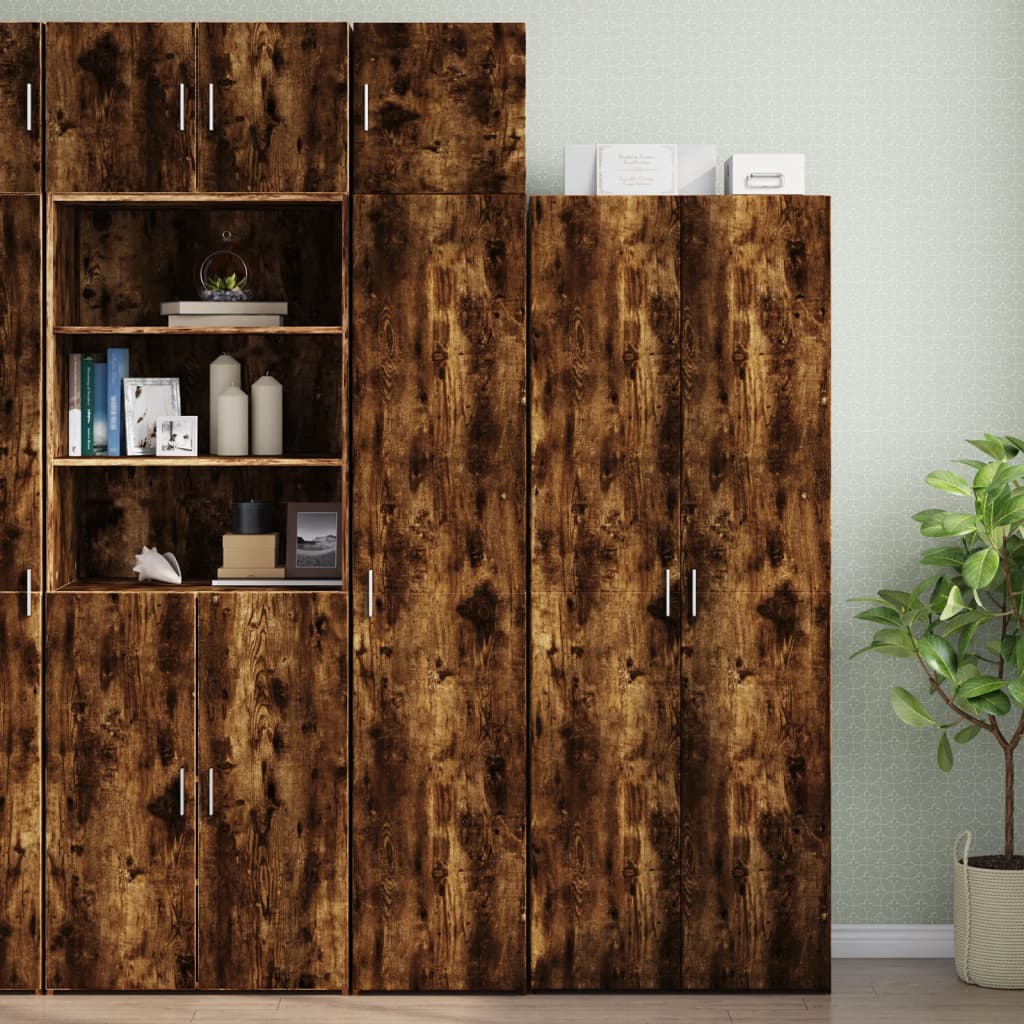 Skåp Rökfärgad Ek 40x42,5x225