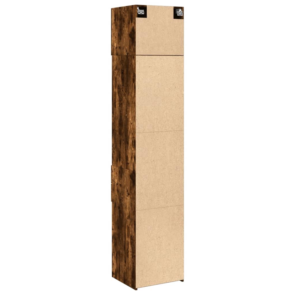Skåp Rökfärgad Ek 45x42,5x225