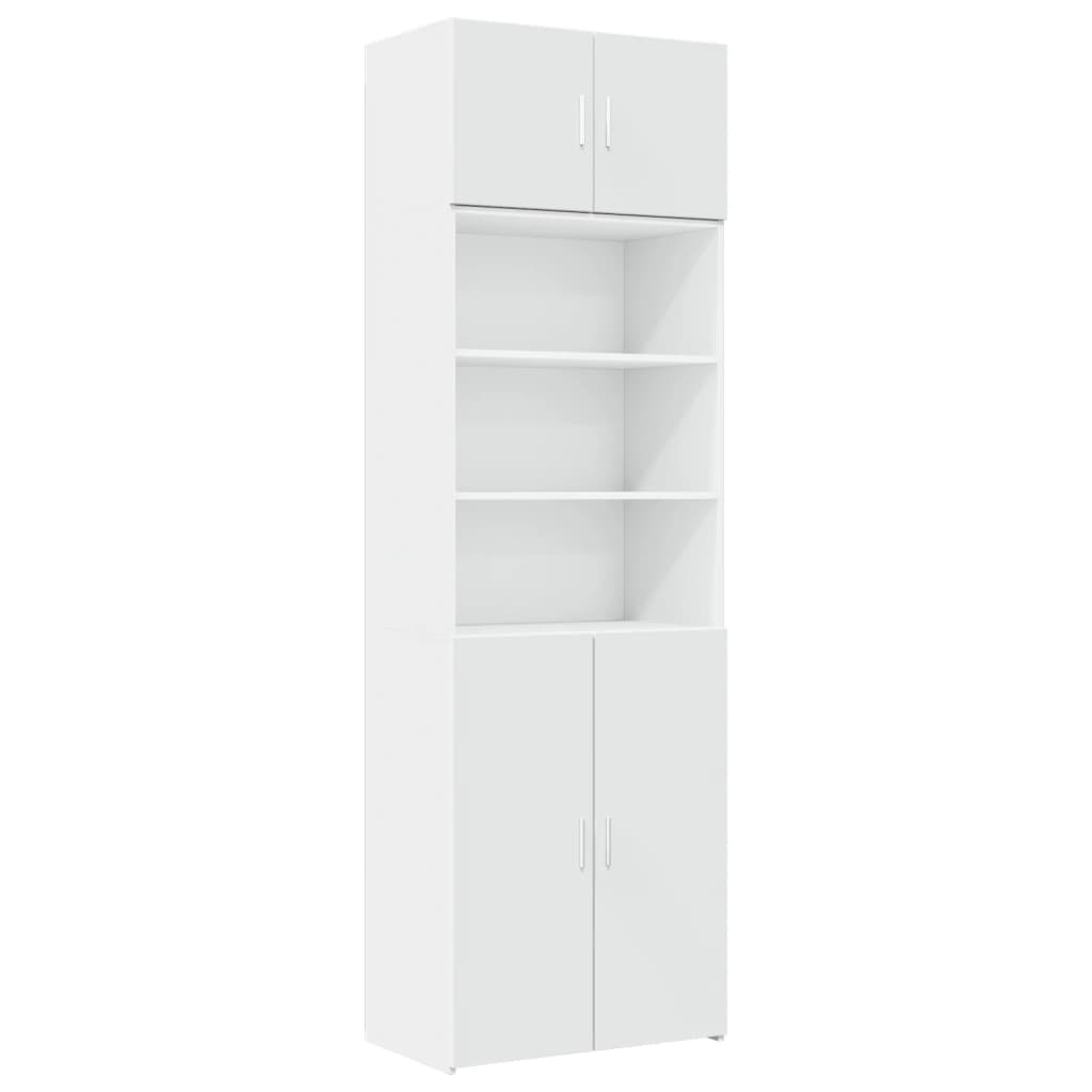 Skåp Vit 70x42,5x225 cm