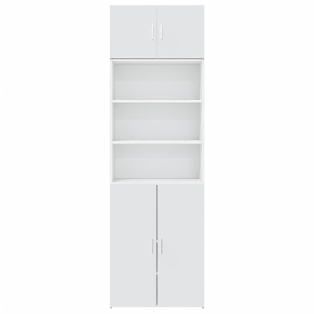 Skåp Vit 70x42,5x225 cm