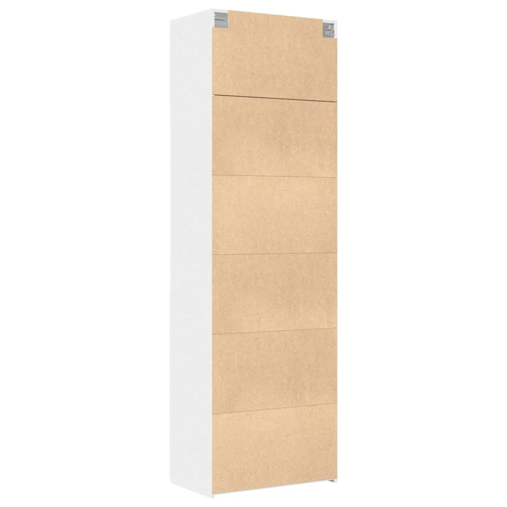 Skåp Vit 70x42,5x225 cm