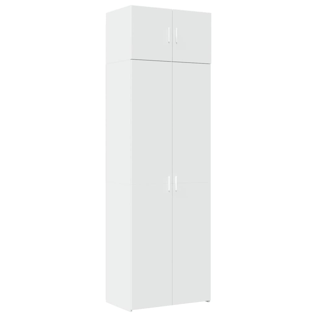 Skåp Vit 70x42,5x225 cm