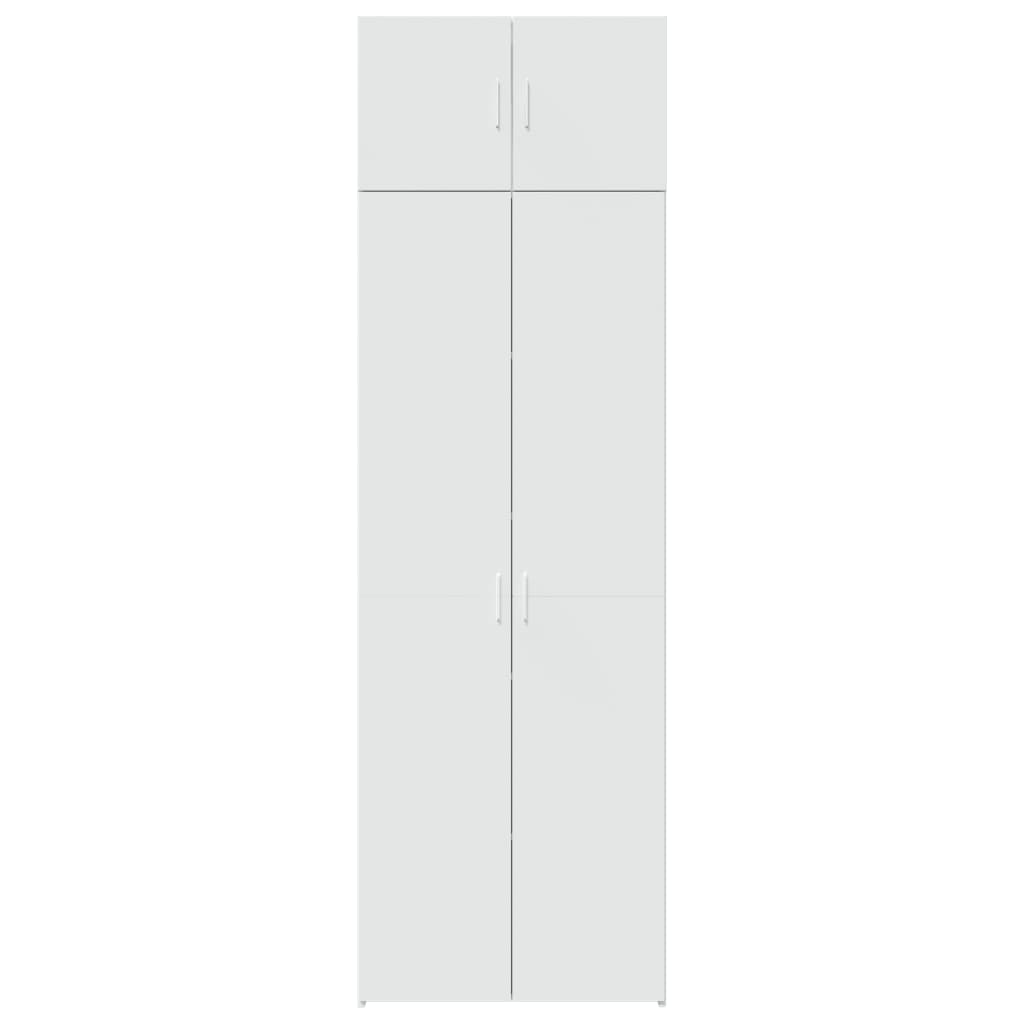 Skåp Vit 70x42,5x225 cm