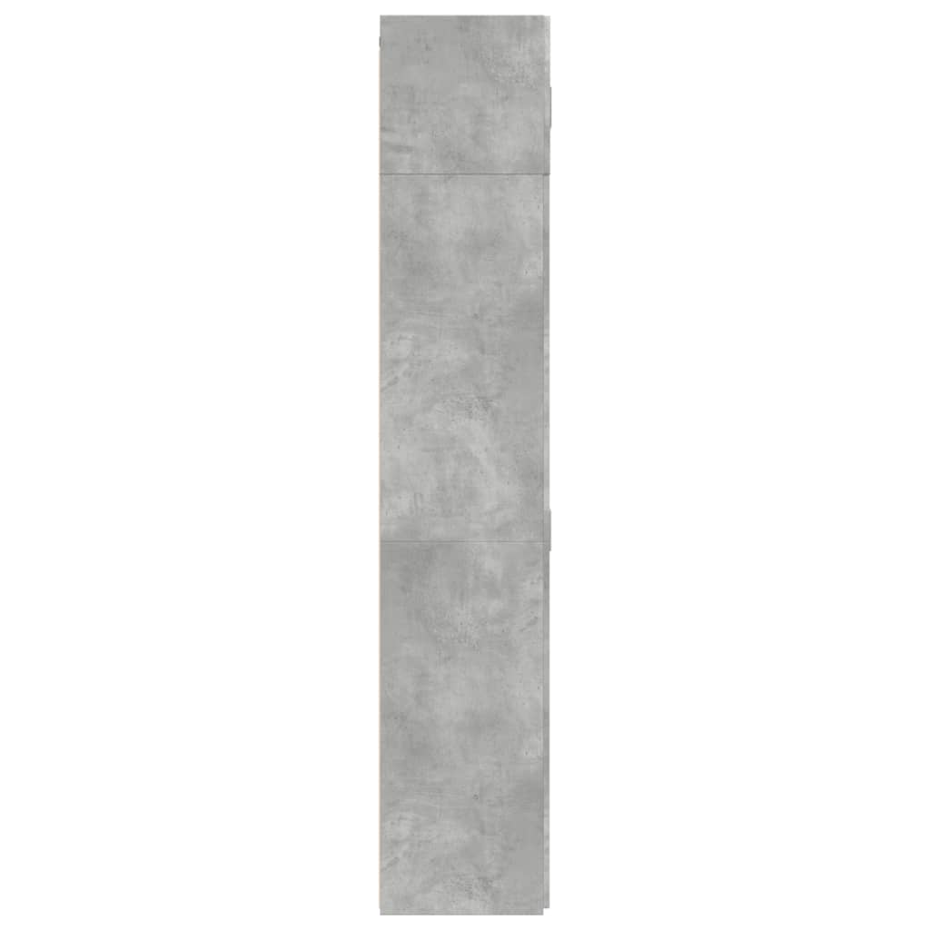 Skåp Betonggrå 70x42,5x225 cm