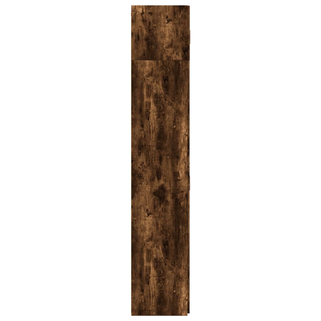 Skåp Rökfärgad Ek 70x42,5x225 cm