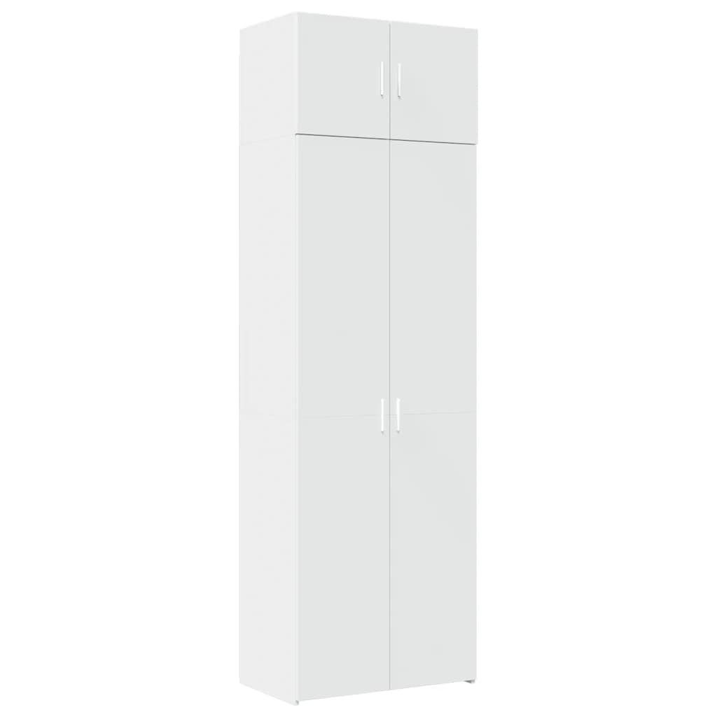 Skåp Vit 70x42,5x225 cm