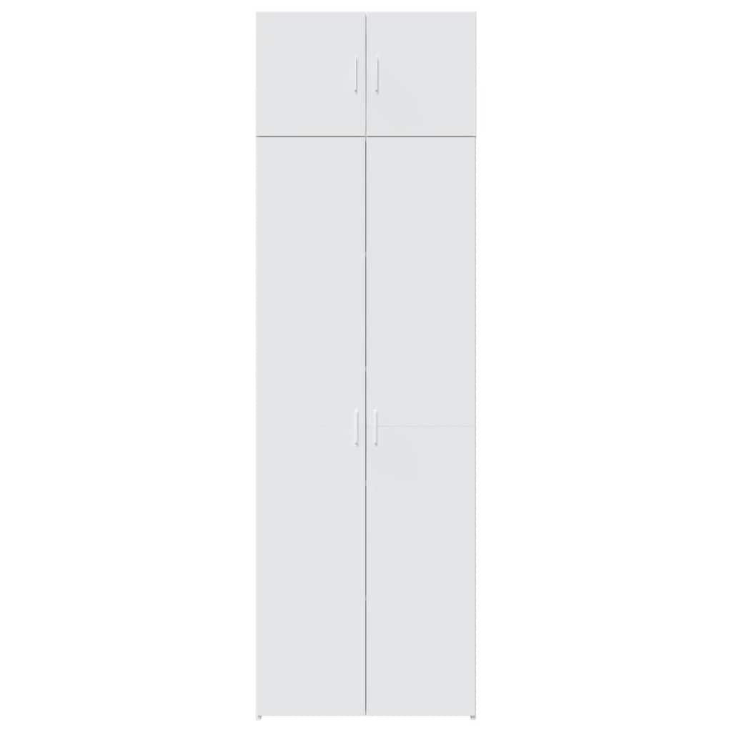 Skåp Vit 70x42,5x225 cm
