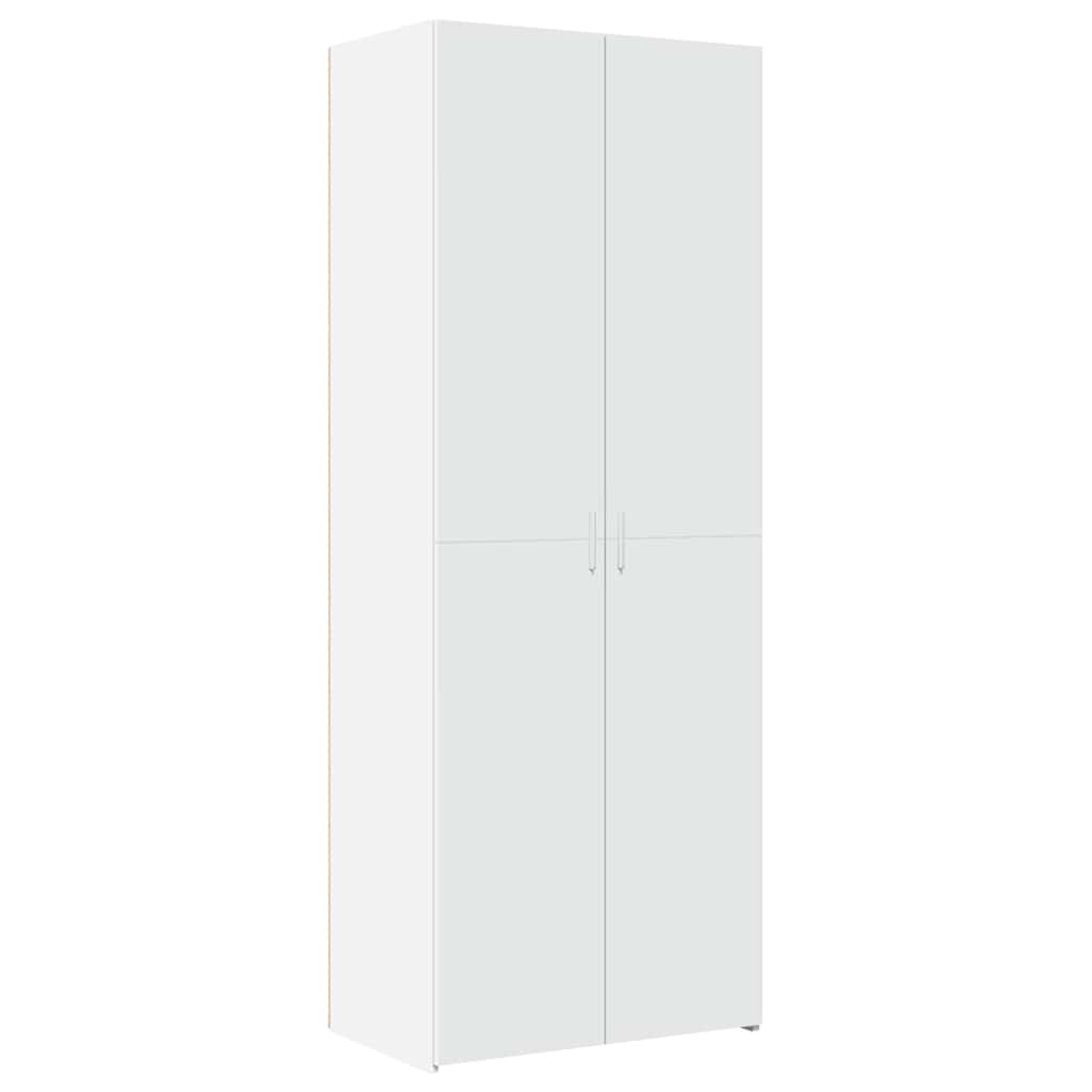 Skåp Vit 70x42,5x225 cm