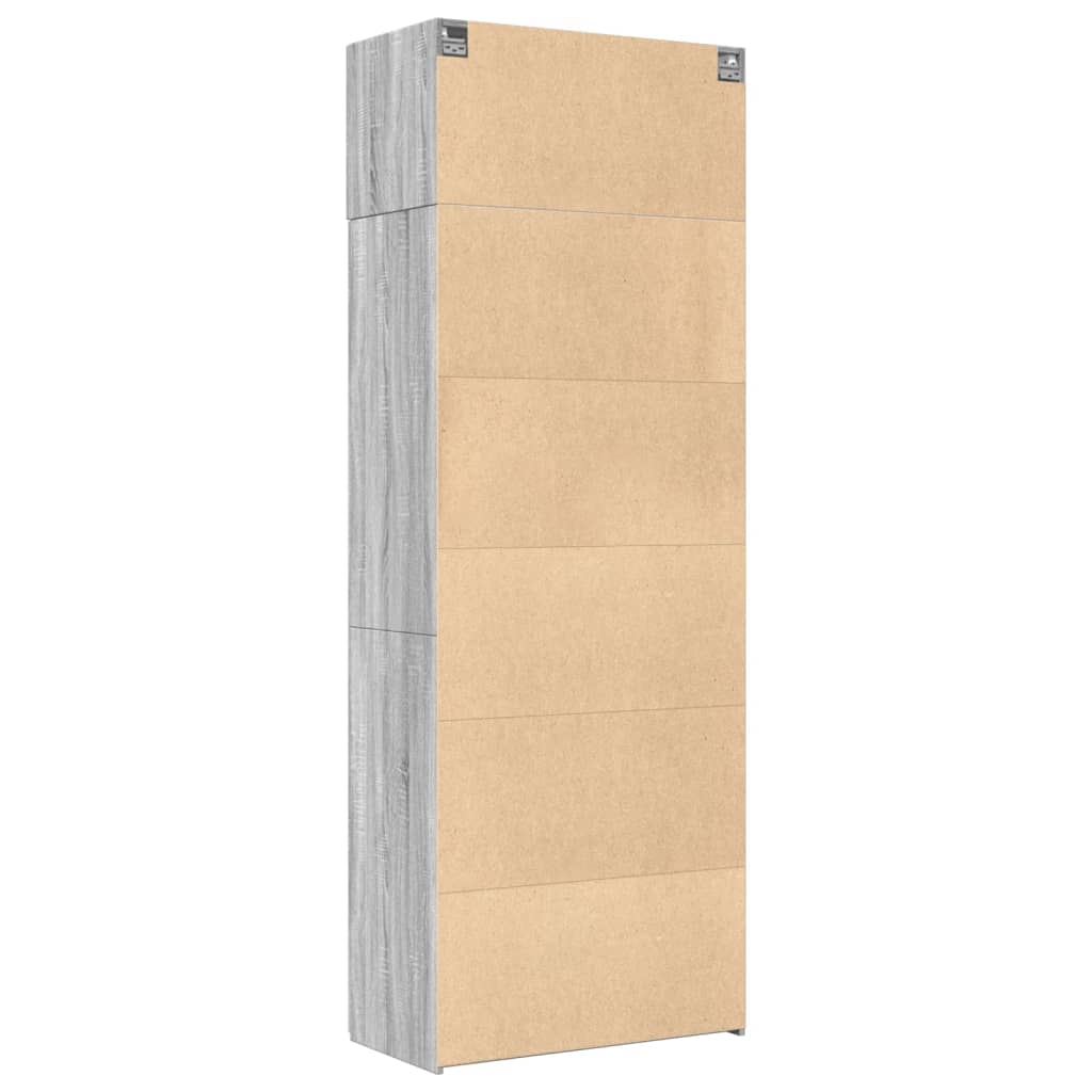 Skåp Sonoma Grå 80x42,5x225 cm