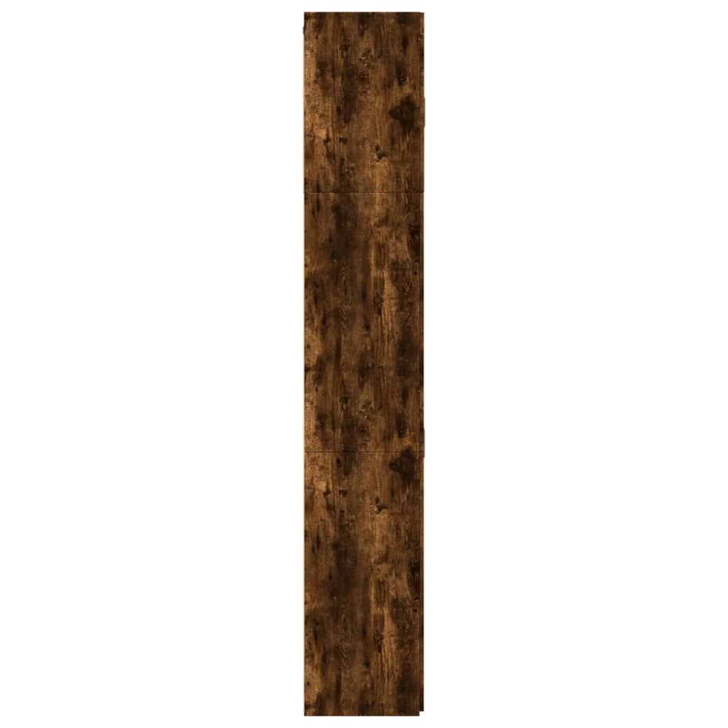 Skåp Rökfärgad Ek 80x42,5x249 cm