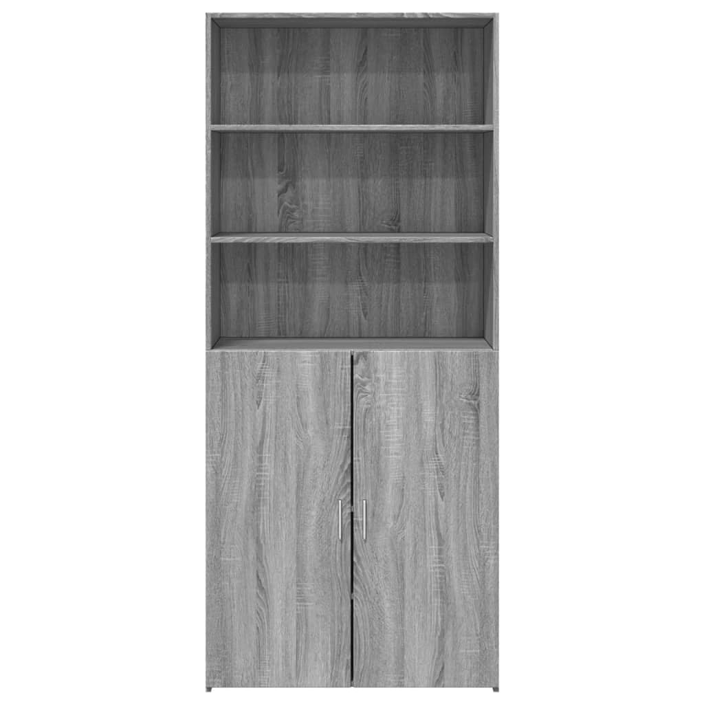 Skåp Sonoma Grå 80x42,5x185 cm