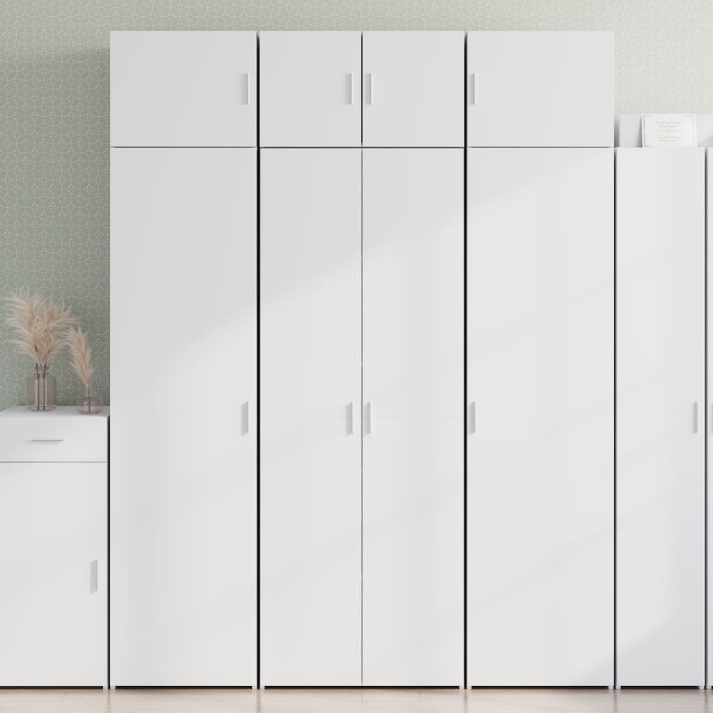 Skåp Vit 70x42,5x185 cm