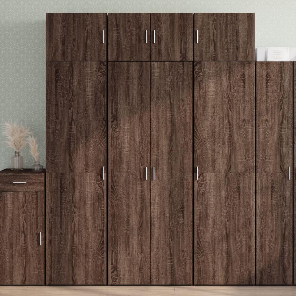 Skåp Brun Ek 70x42,5x185 cm
