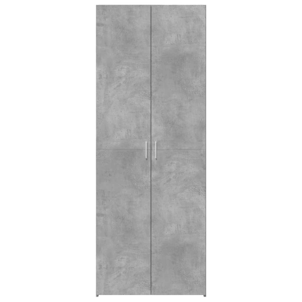 Skåp Betonggrå 70x42,5x185 cm