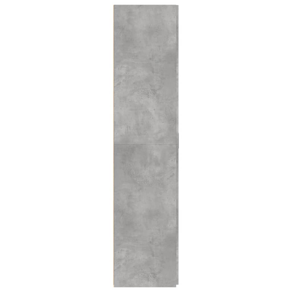 Skåp Betonggrå 70x42,5x185 cm