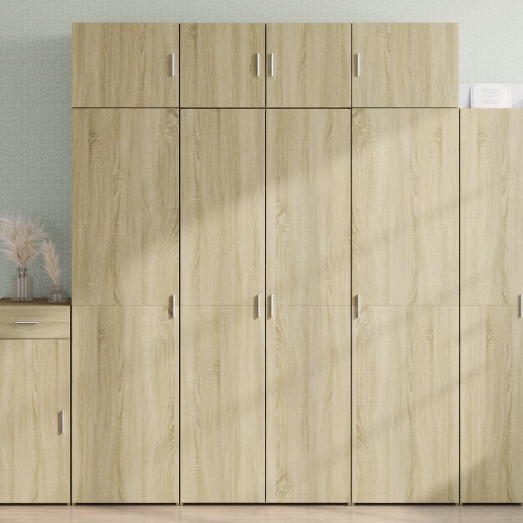 Skåp Sonoma Ek 80x42,5x185 cm