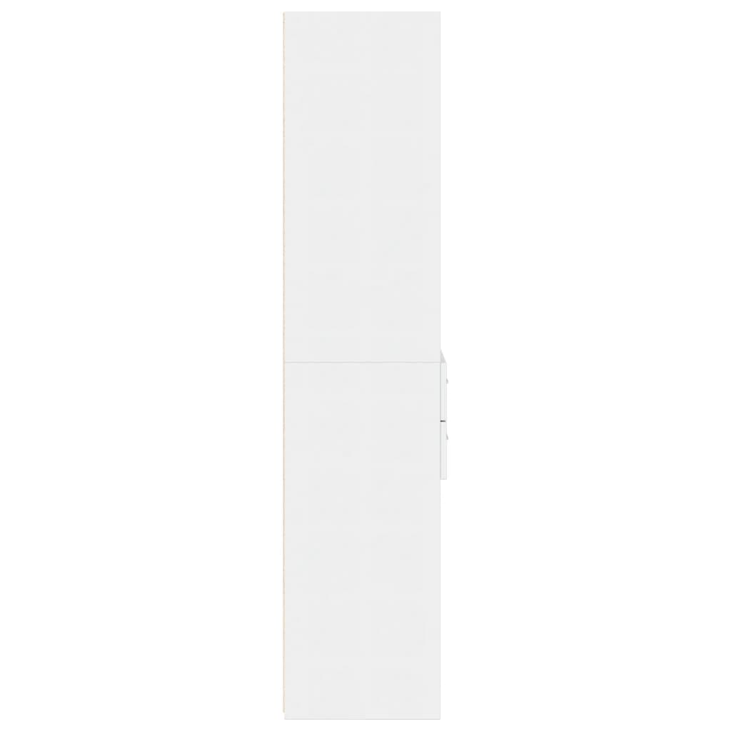 Skåp Vit 50x42,5x185 cm