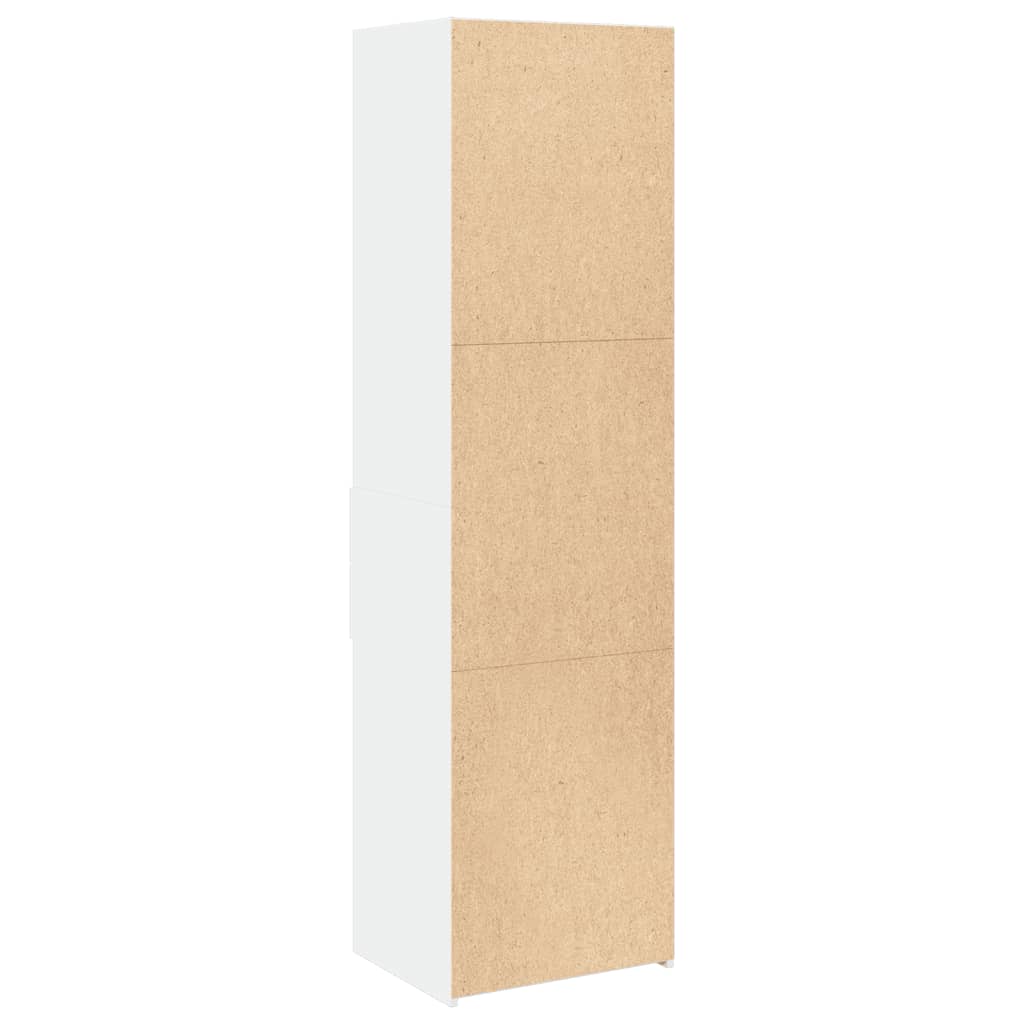 Skåp Vit 50x42,5x185 cm
