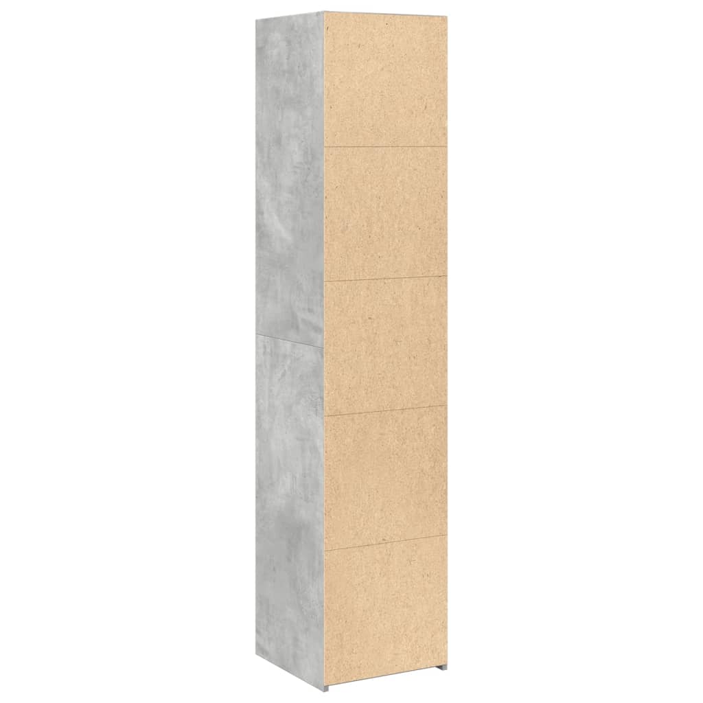 Skåp Betonggrå 40x41x185 cm