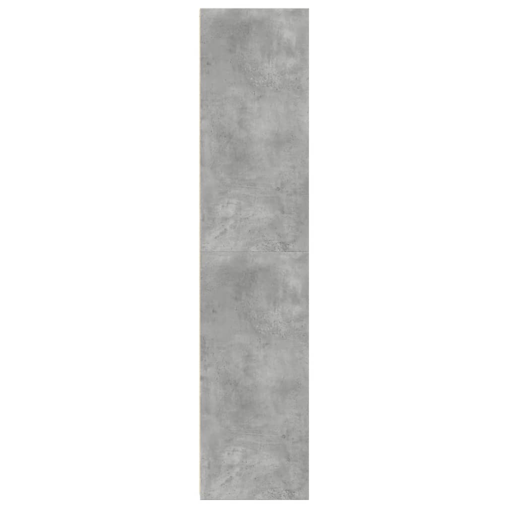 Skåp Betonggrå 45x41x185 cm