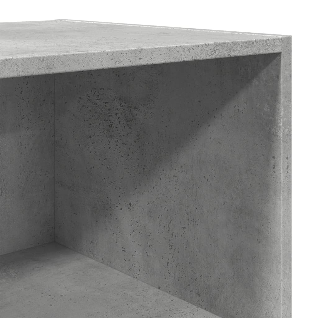 Skåp Betonggrå 45x41x185 cm