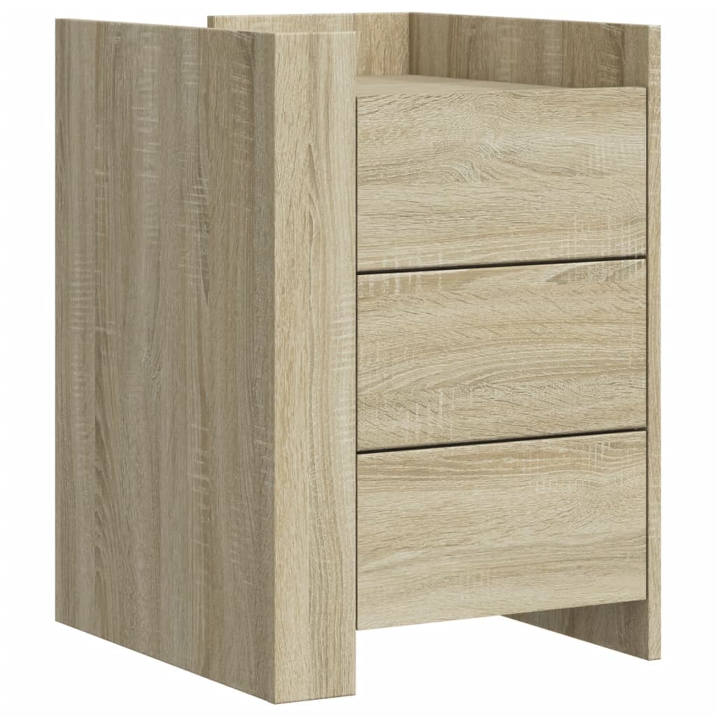Sängbord Nattduksbord Sonoma Ek 45x50x65 cm