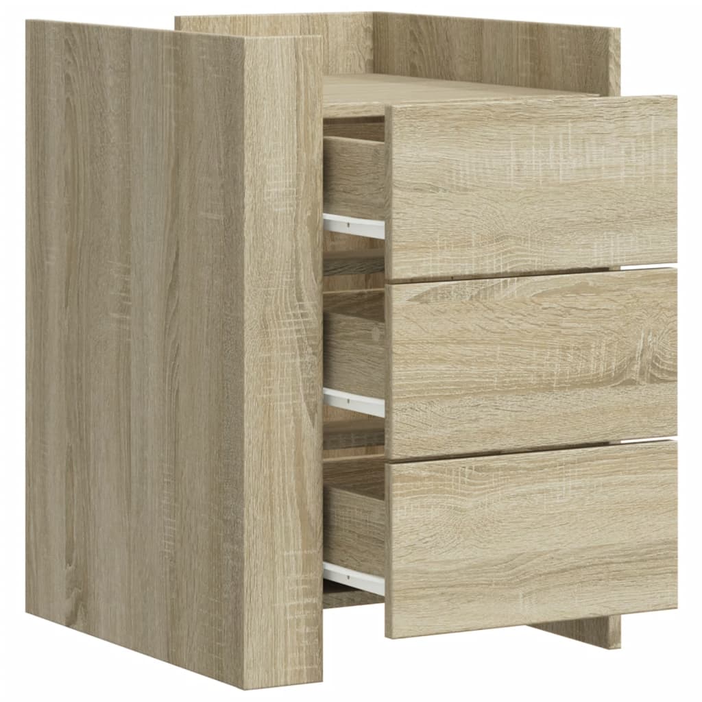 Sängbord Nattduksbord Sonoma Ek 45x50x65 cm