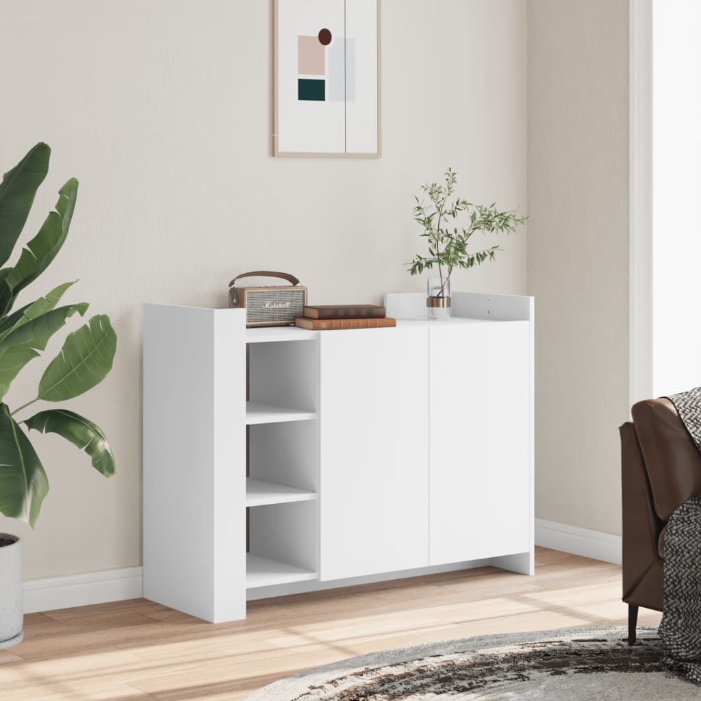 Skänk Vit 100x35x75 cm