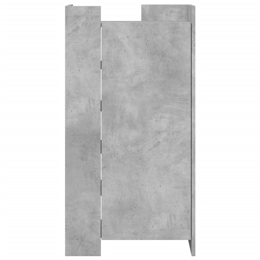 Skoställ Betonggrå Skoskåp 52x37,5x100 cm