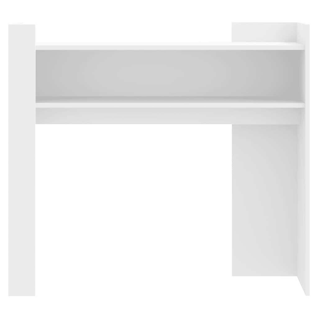Avlastningsbord Konsollbord Vit 100x35x90 cm