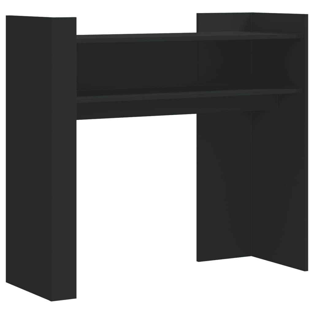 Avlastningsbord Konsollbord Svart 100x35x90 cm