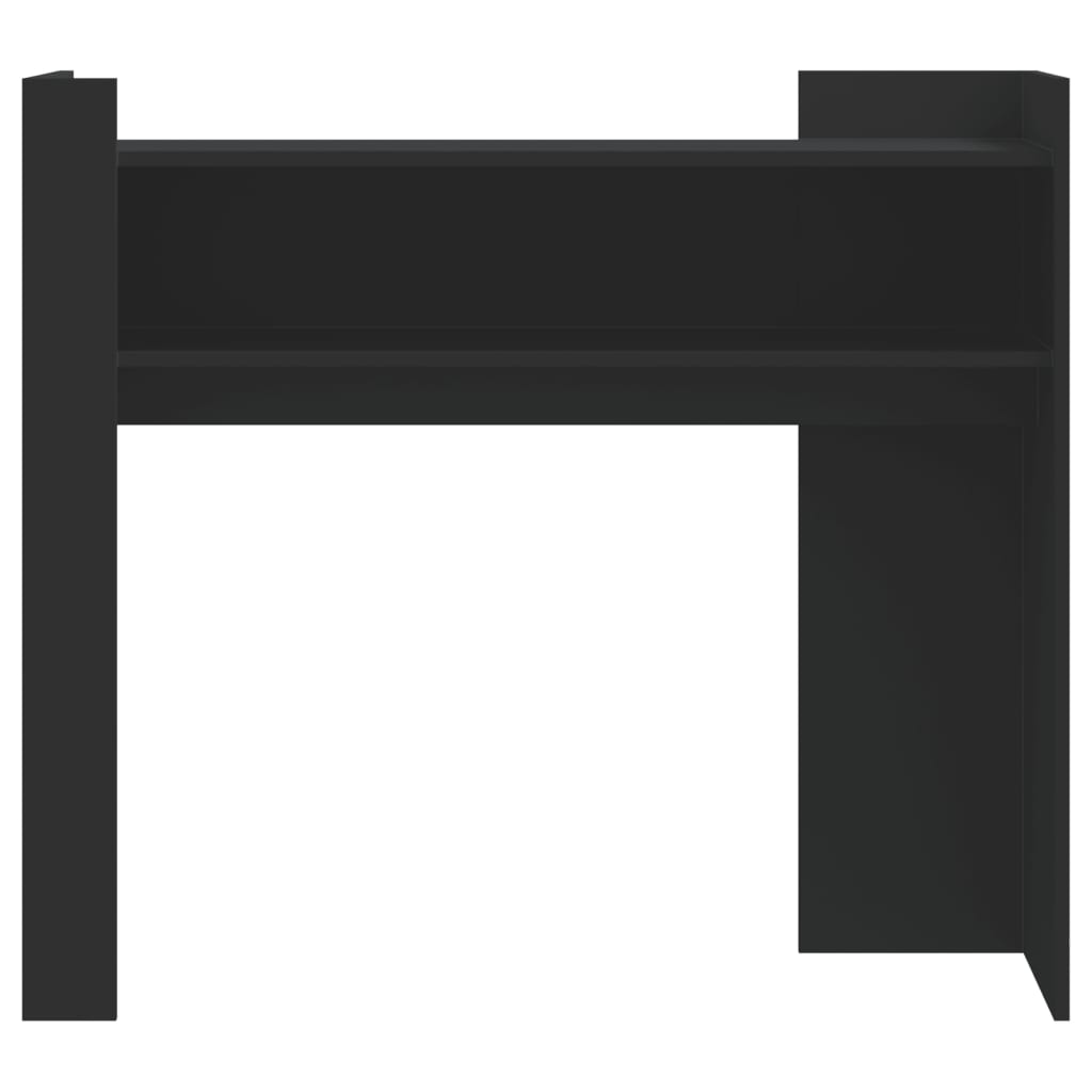 Avlastningsbord Konsollbord Svart 100x35x90 cm