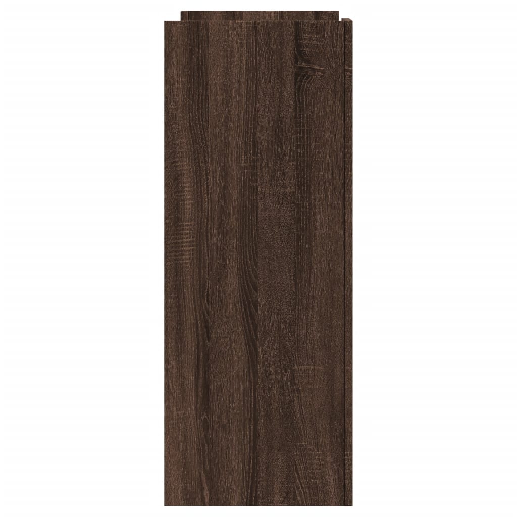 Avlastningsbord Konsollbord Brun Ek 100x35x90 cm