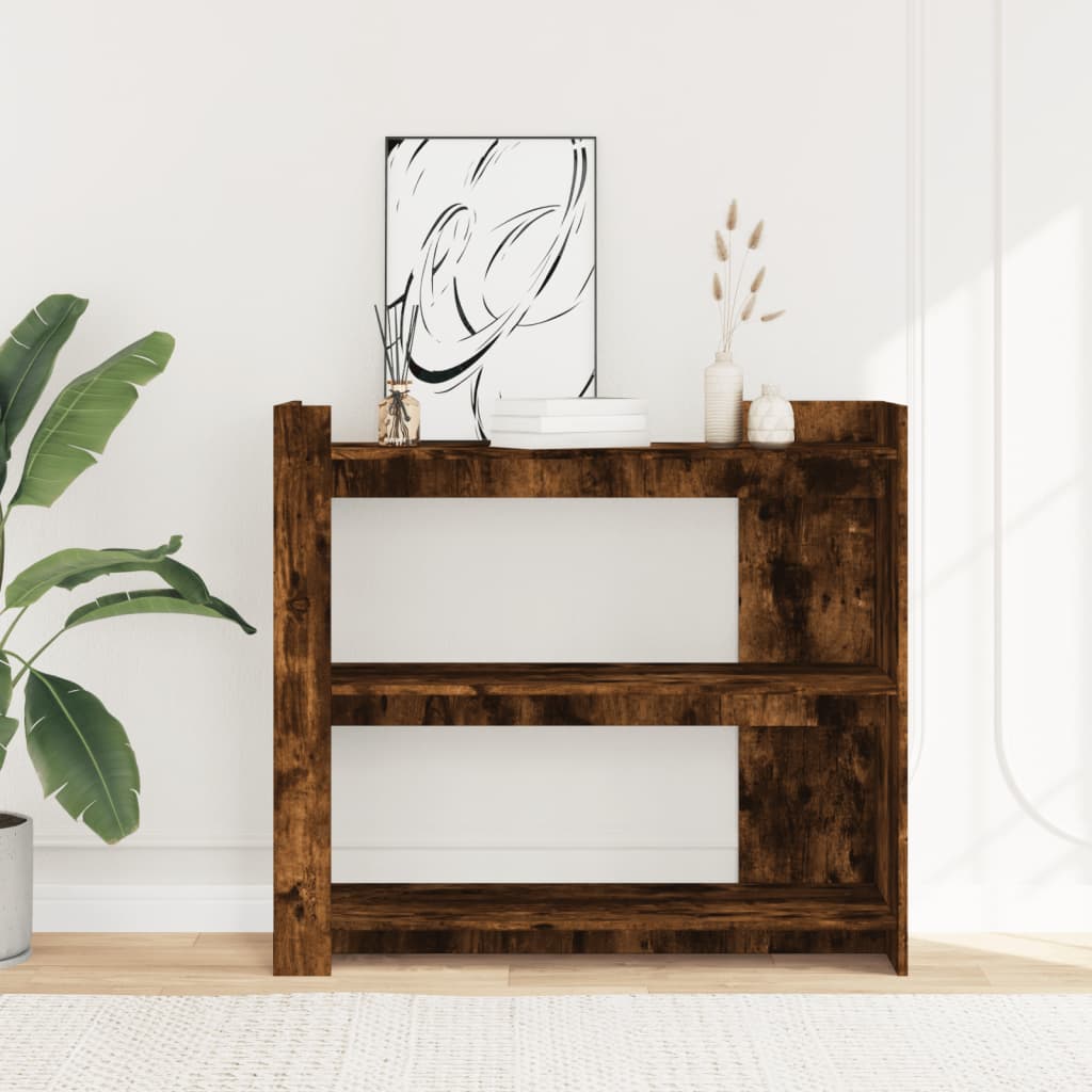 Avlastningsbord Konsollbord Rökfärgad Ek 100x35x90 cm