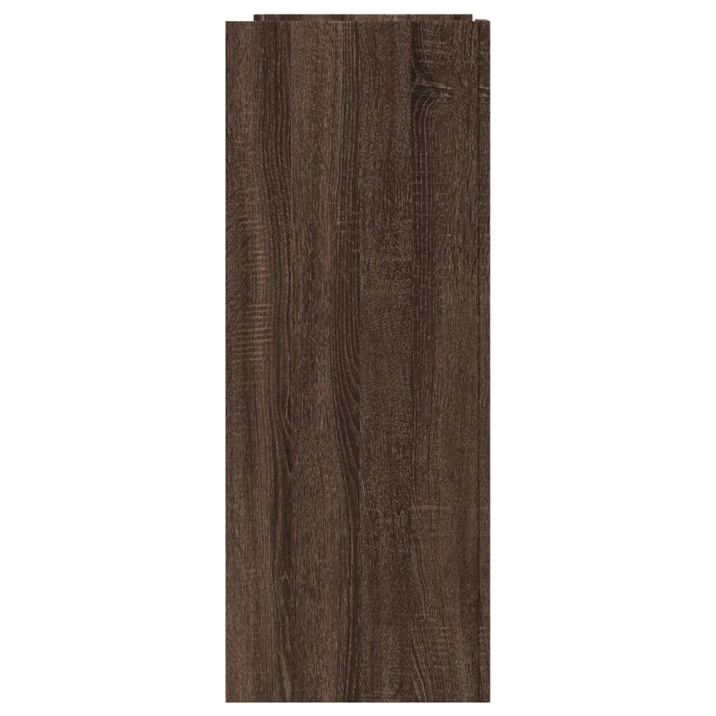 Avlastningsbord Konsollbord Brun Ek 100x35x90 cm