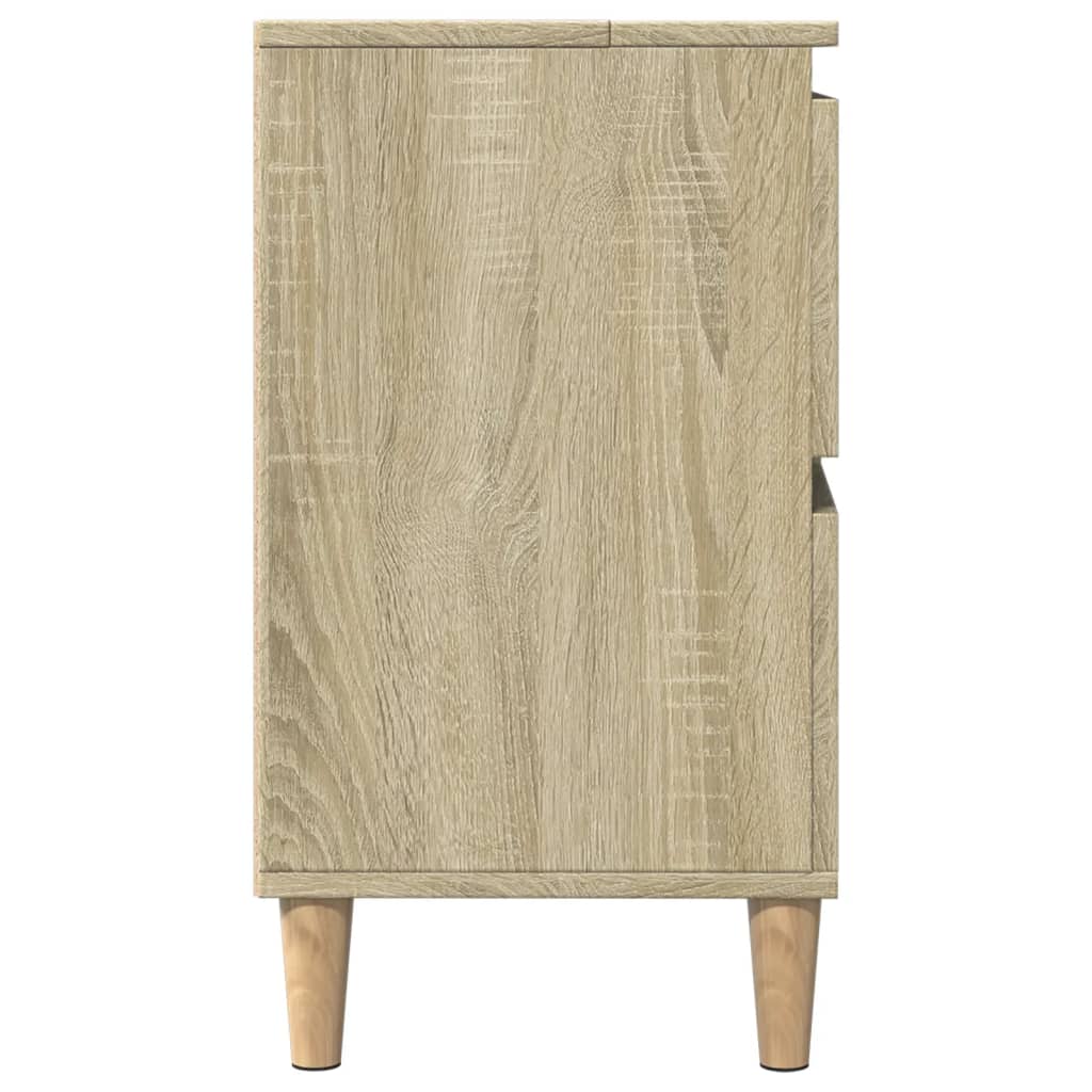 Badrumsunderskåp Sonoma Ek 80x33x60 cm