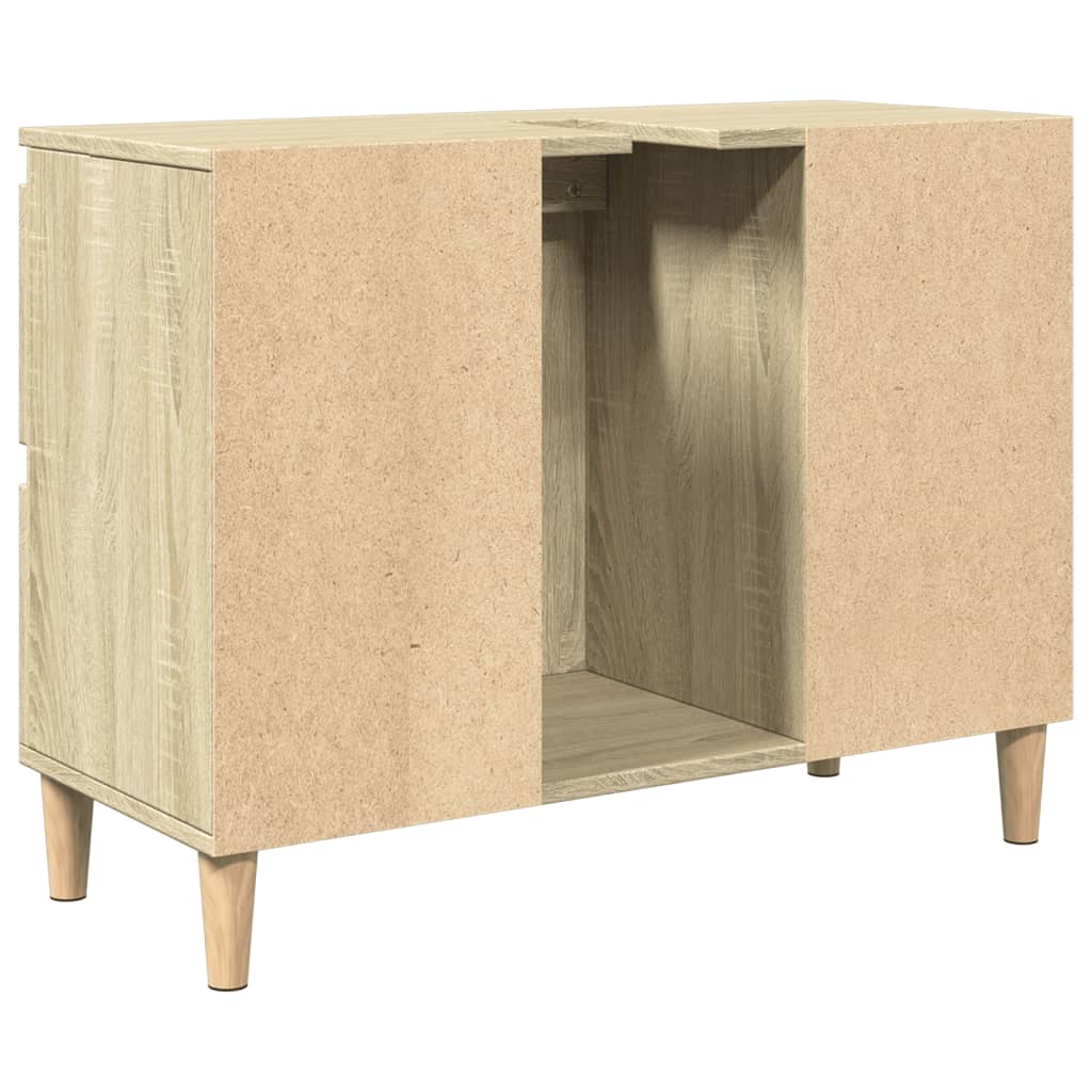 Badrumsunderskåp Sonoma Ek 80x33x60 cm