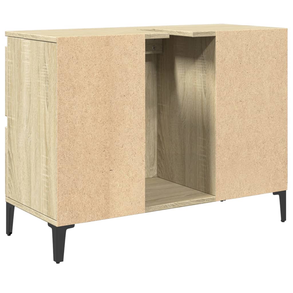 Badrumsunderskåp Sonoma Ek 80x33x60 cm