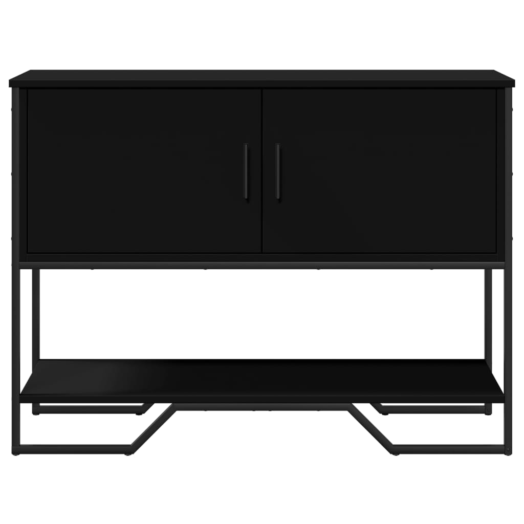 Avlastningsbord Konsollbord Svart 100x35x74,5 cm