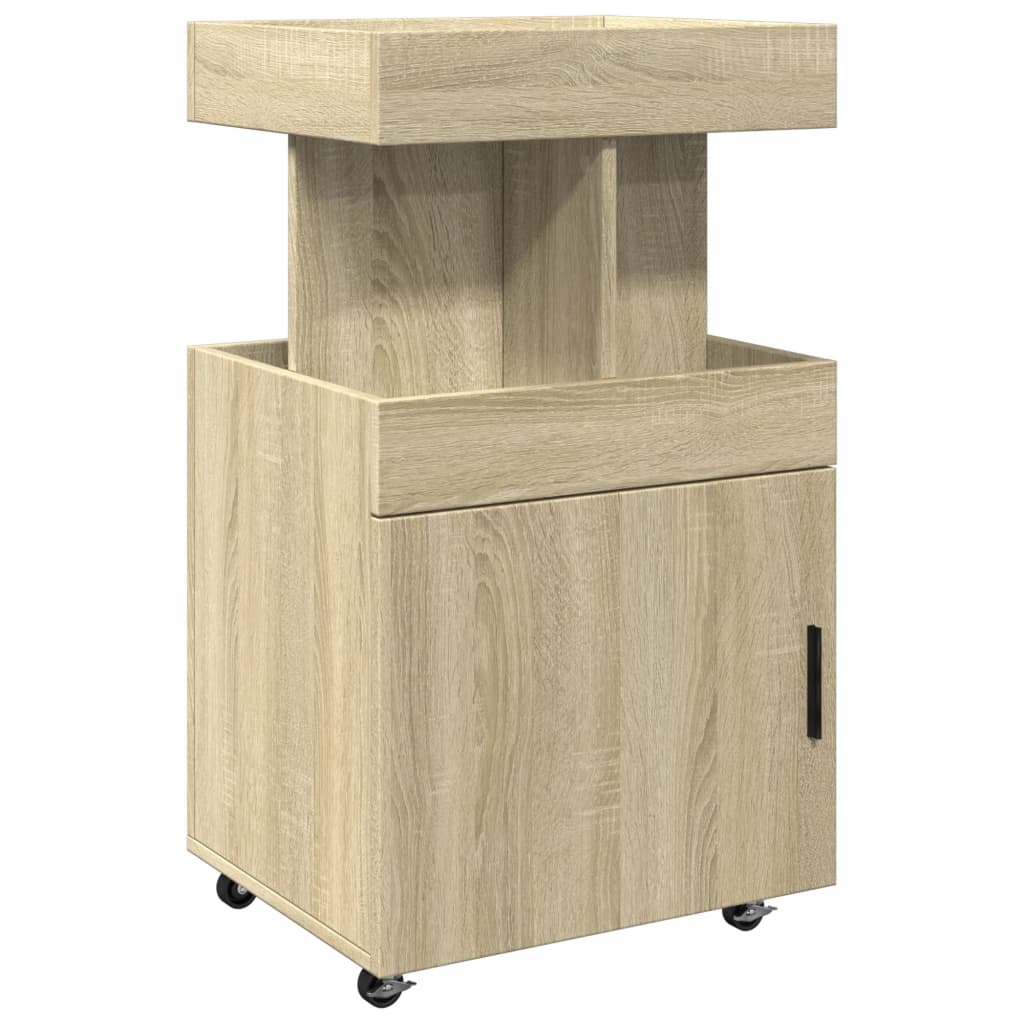Vinställ Barvagn Sonoma Ek 50x41x89 cm
