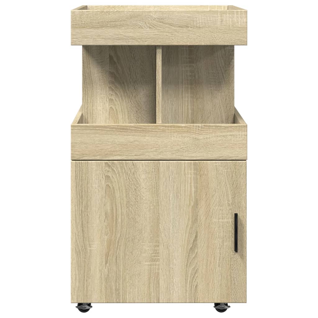 Vinställ Barvagn Sonoma Ek 50x41x89 cm