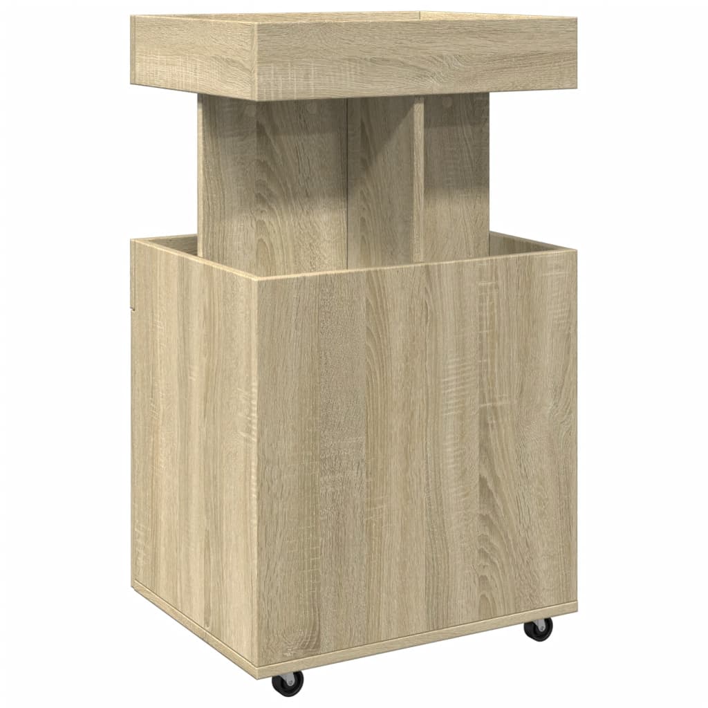 Vinställ Barvagn Sonoma Ek 50x41x89 cm