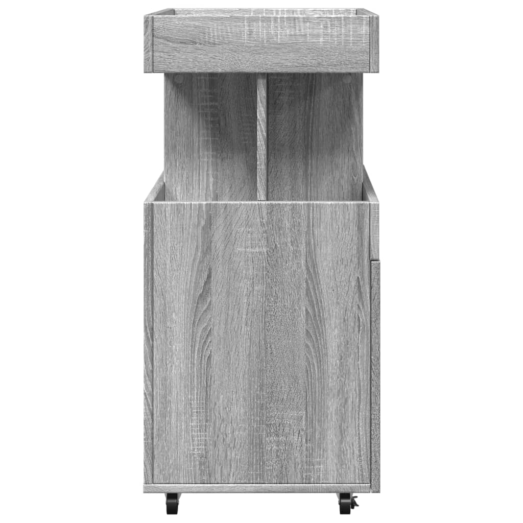 Vinställ Barvagn Sonoma Grå 50x41x89 cm